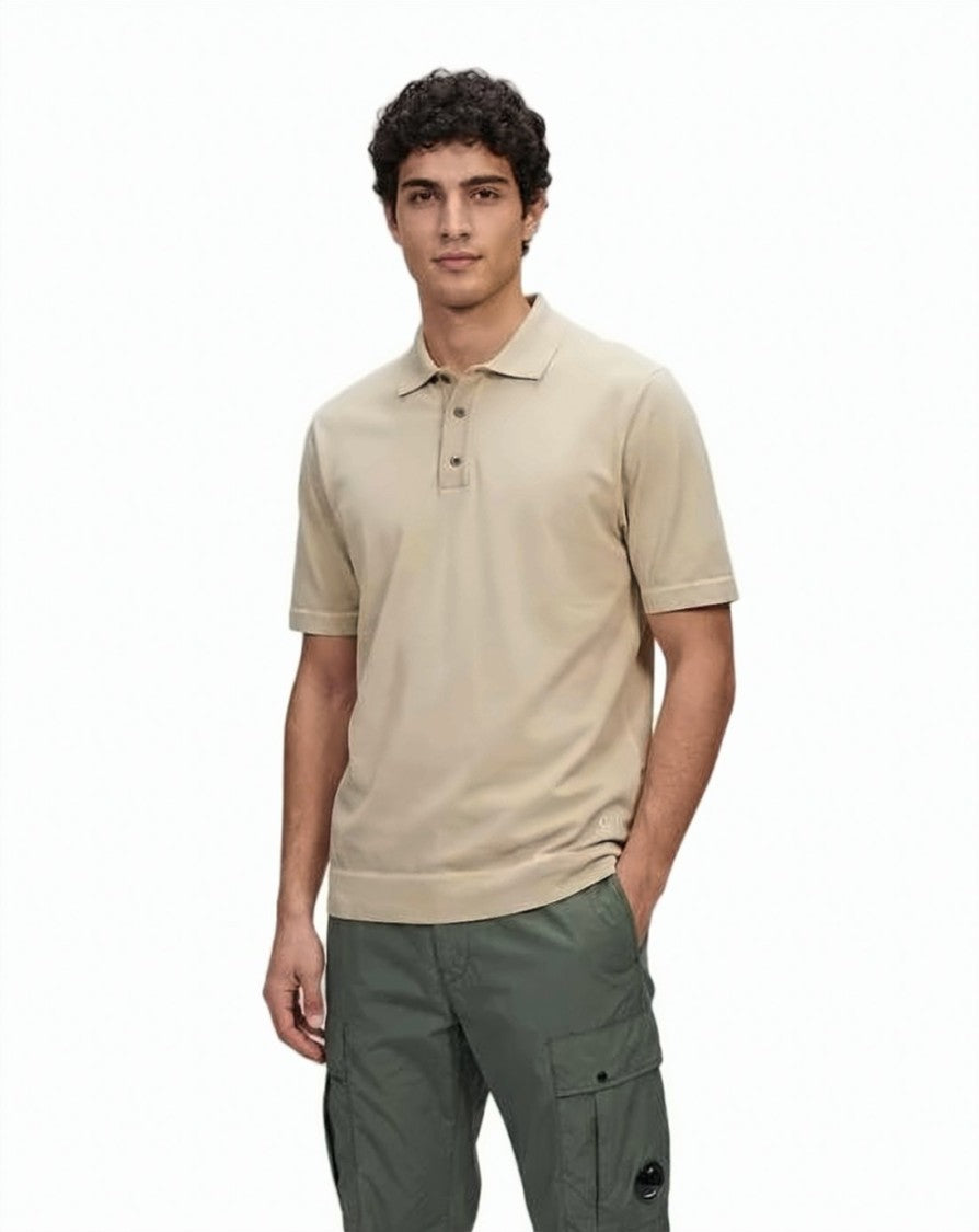 C.P. Company Short-Sleeved Polo Shirt With Classic Collar