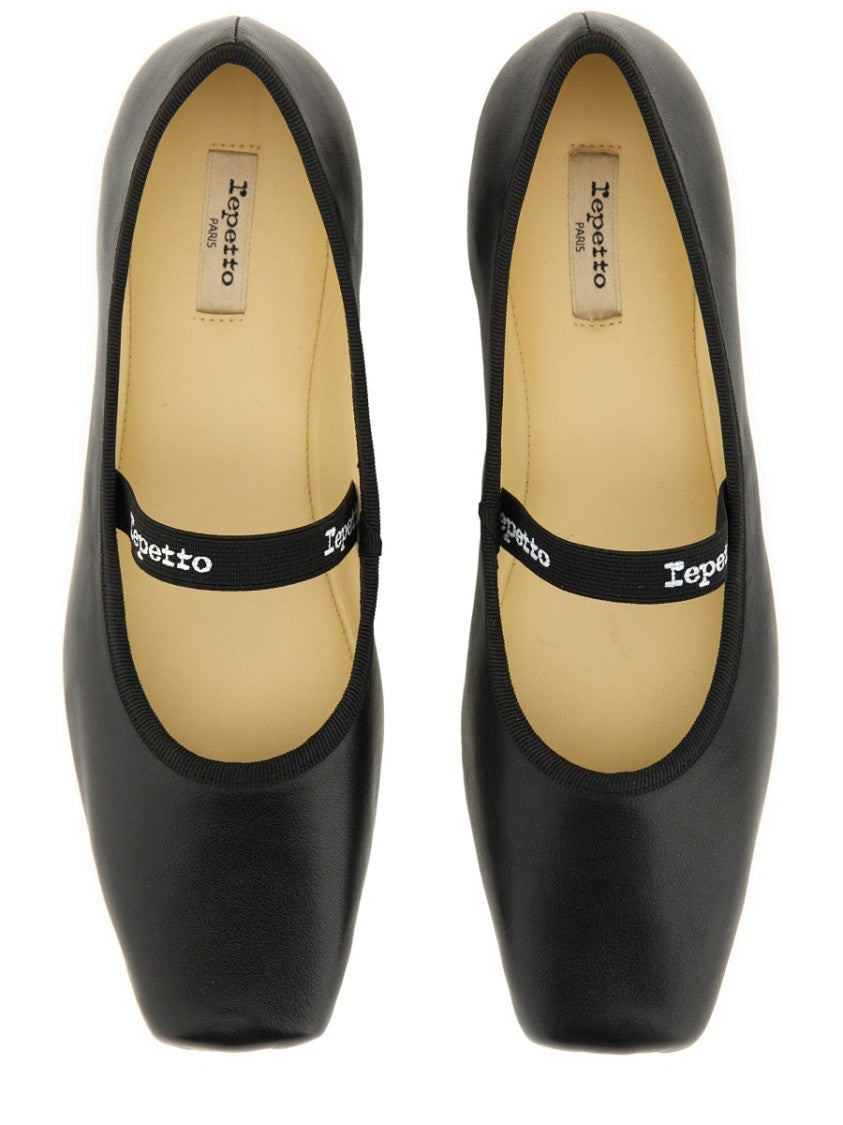 Repetto Neutrals Lisbeth Square Toe Ballet Flats