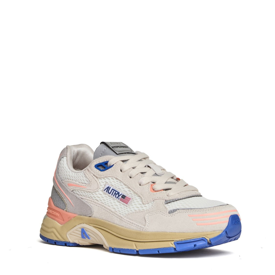 Autry Leather Mesh Suede Running Sneakers