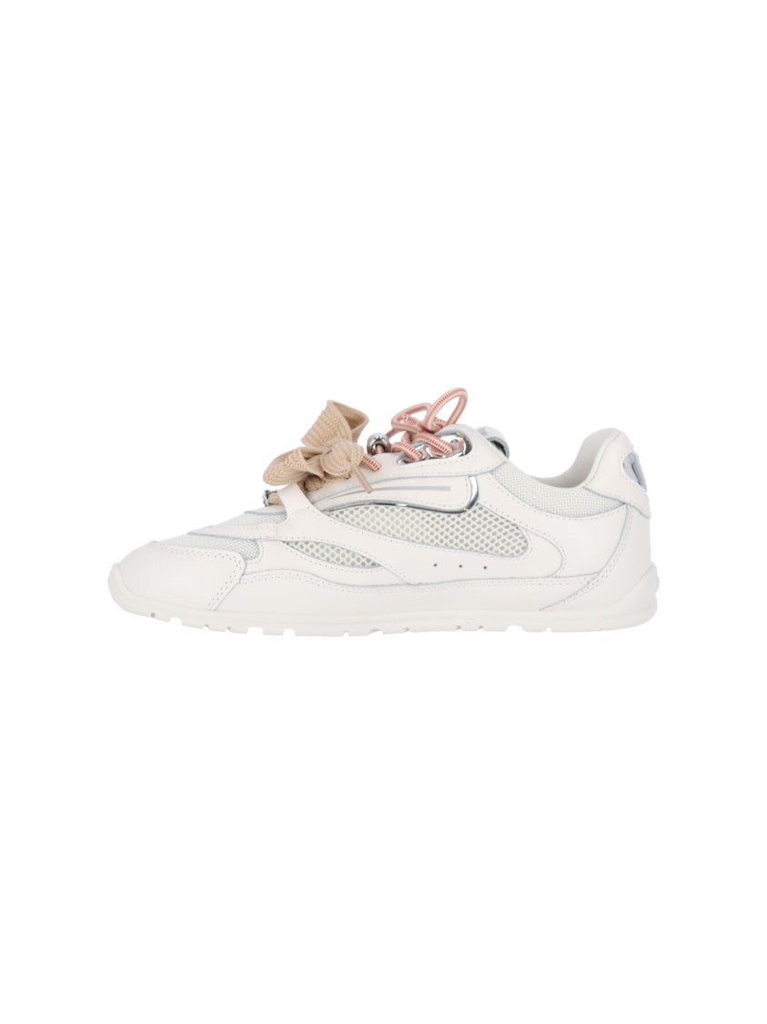 Pinko White Yulia 01 Calf Leather Sneakers