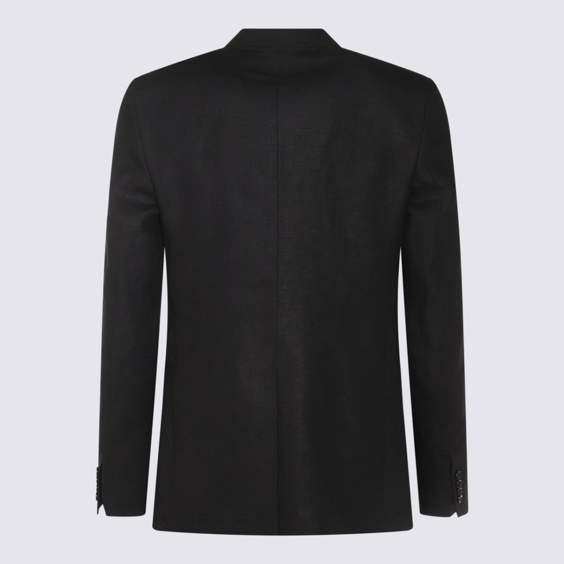 Dolce & Gabbana Tailored Black Jacket With Notched Lapels And Flap Pockets