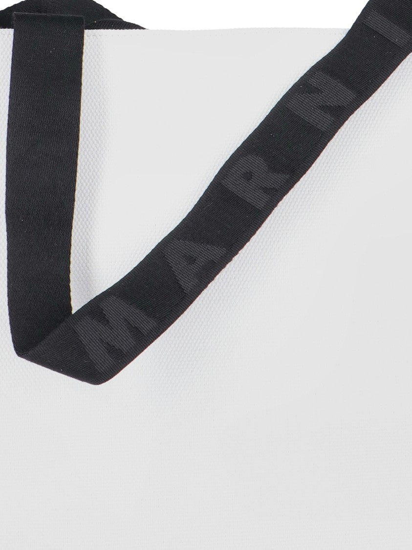 Marni Logo Tote Bag – Black