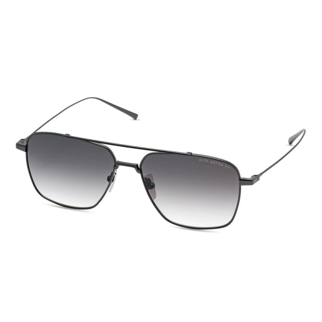 Dita Artoa.57 Rectangular Gradient-Tint Sunglasses With Double Bridge Design