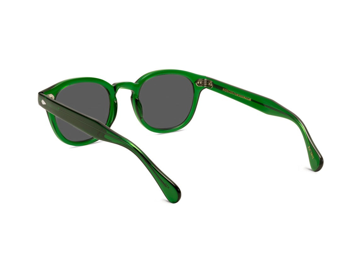 Moscot Green Or-Lem-S Translucent Acetate Sunglasses