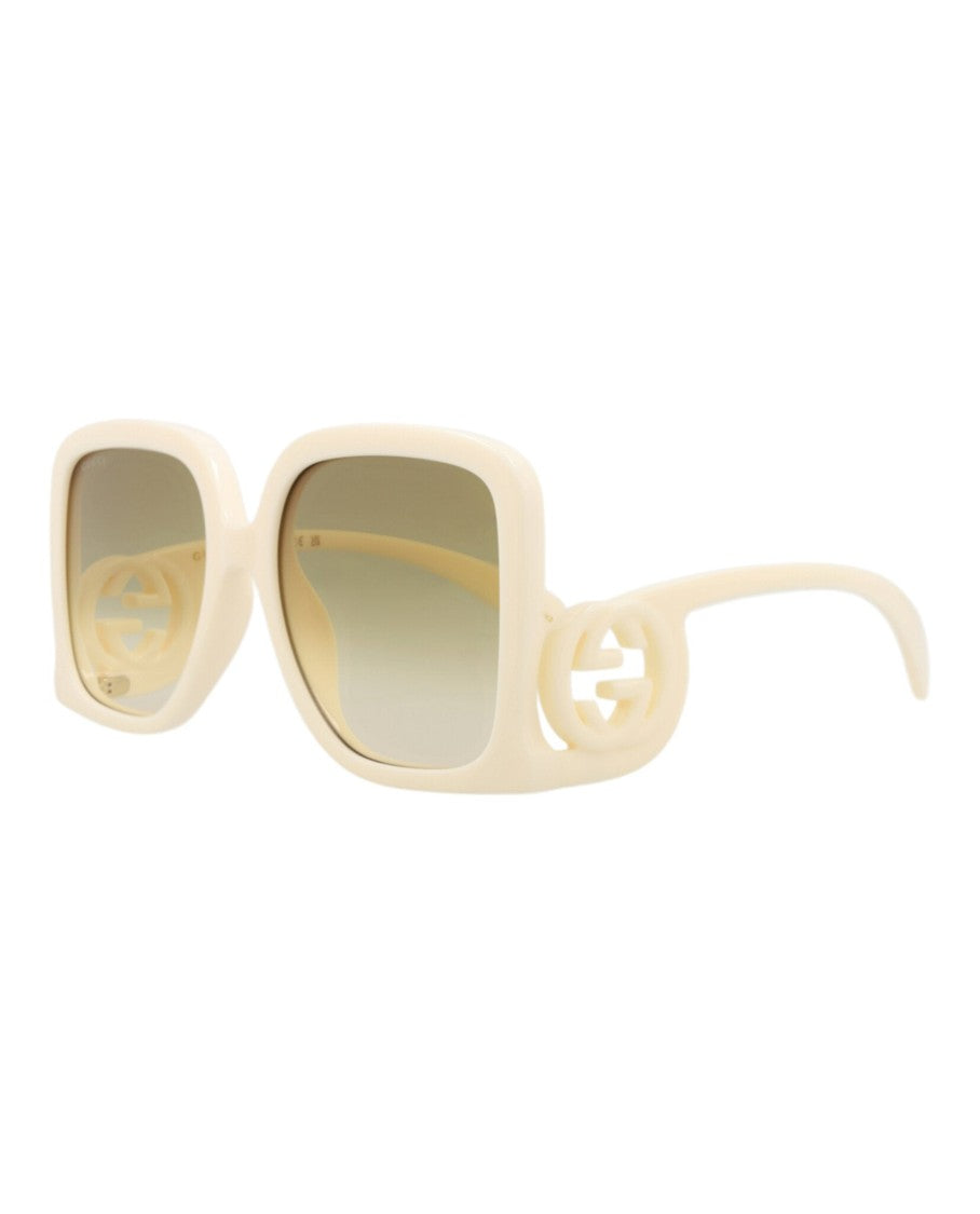 Gucci Square-Frame Injection Sunglasses