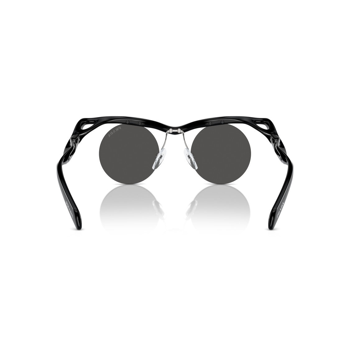 Prada 0Pr A24s Sculptural Black Sunglasses