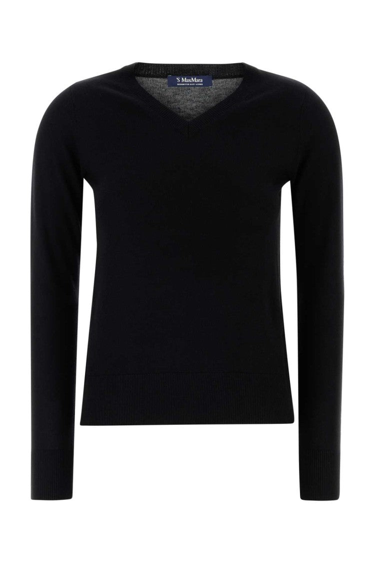 Max Mara Black Wool Idoneo Sweater