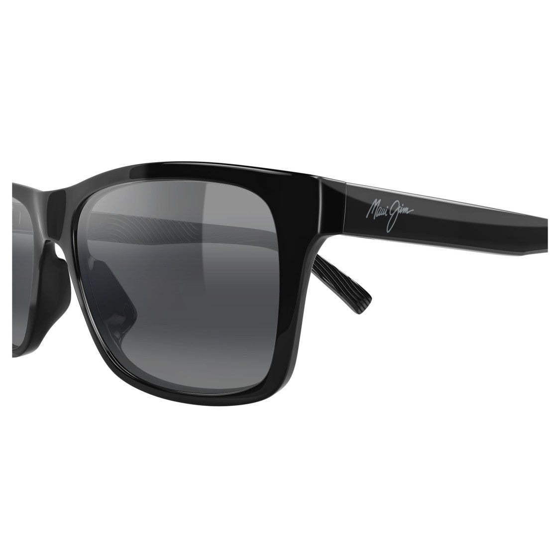 Maui Jim Kowelo Rectangular Gradient Lens Sunglasses With Minimalist Design