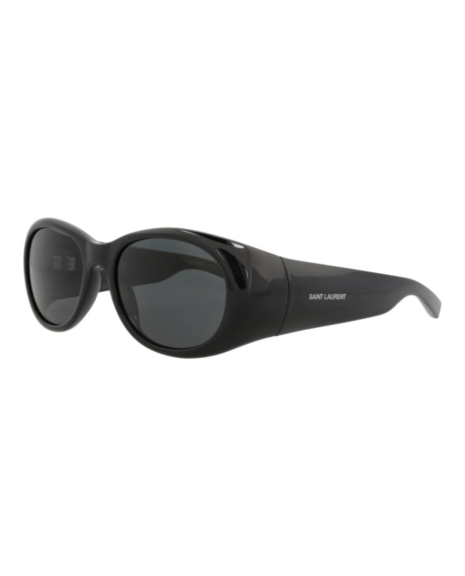 Saint Laurent Round-Frame Bio Injection Sunglasses