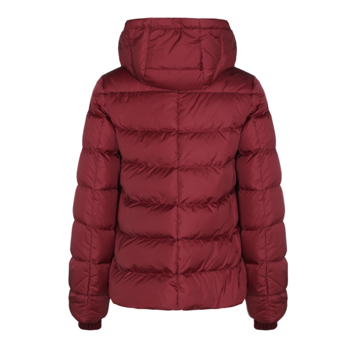 Herno High Collar Adjustable Hem Quilted Down Coat