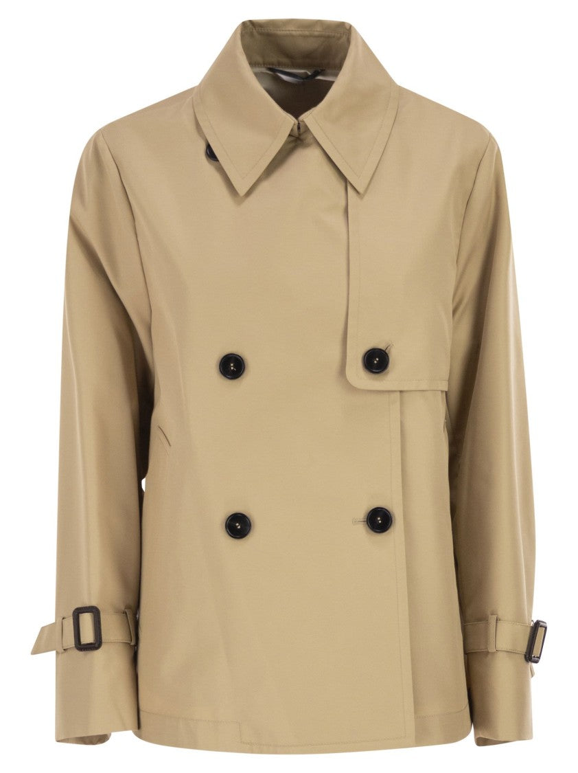 Max Mara Wkdbiglia - Water-Repellent Gabardine Trench Coat