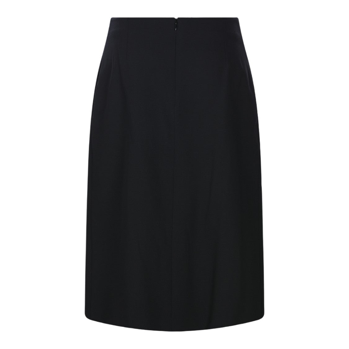 Jil Sander Straight Silhouette Midi Skirt With Pleated Panel