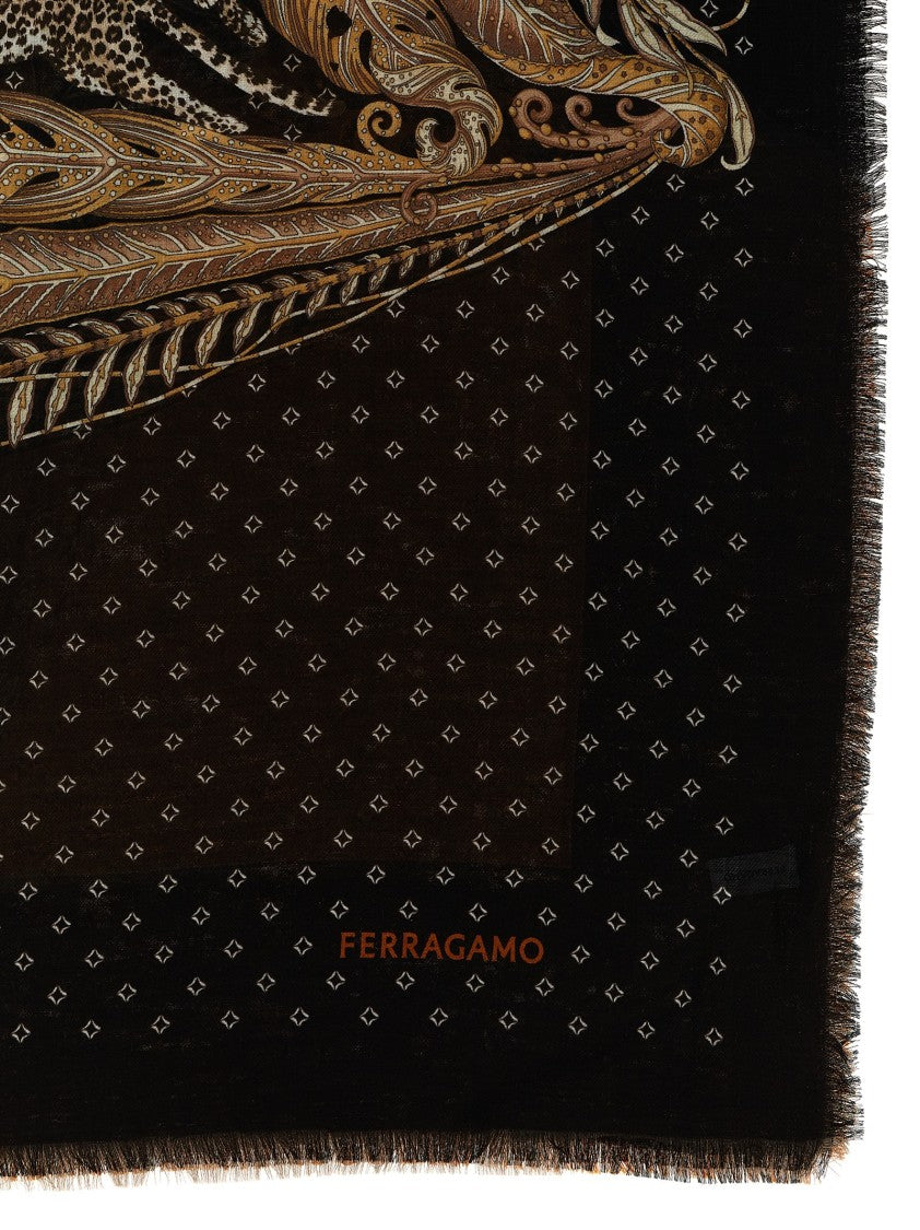 Ferragamo 'Madras' Print Stole