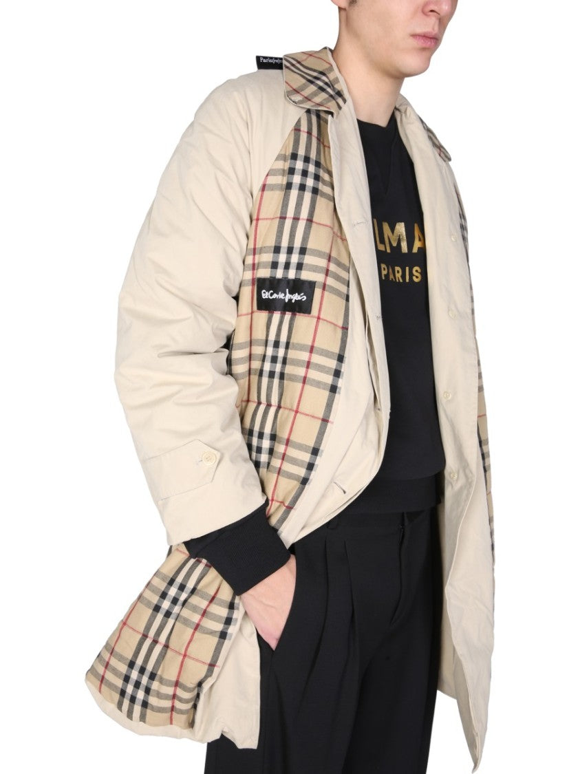 1/Off Oversized Patchwork Trench Coat