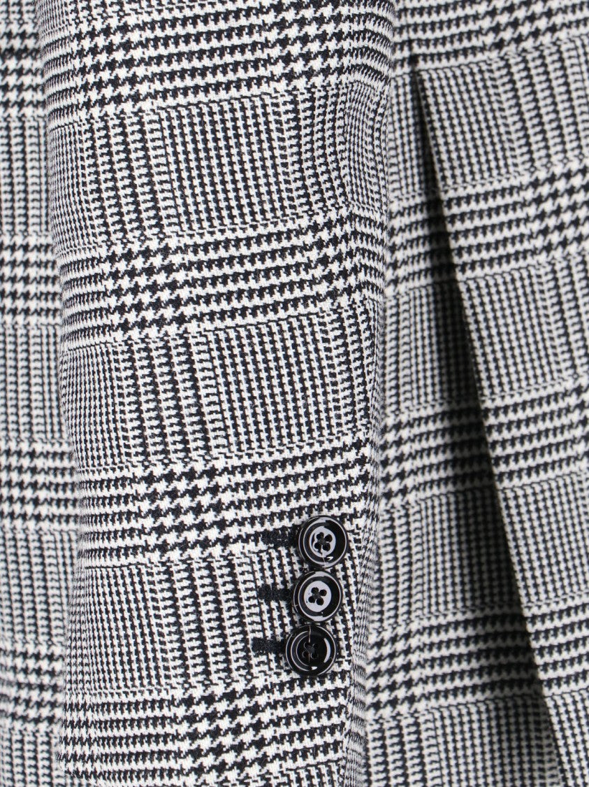 Lardini Double-Breasted Blazer – Grey Check