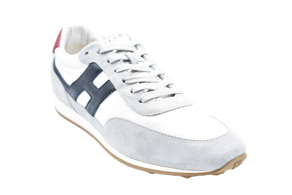 Hogan Retro-Inspired White Athletic Sneakers