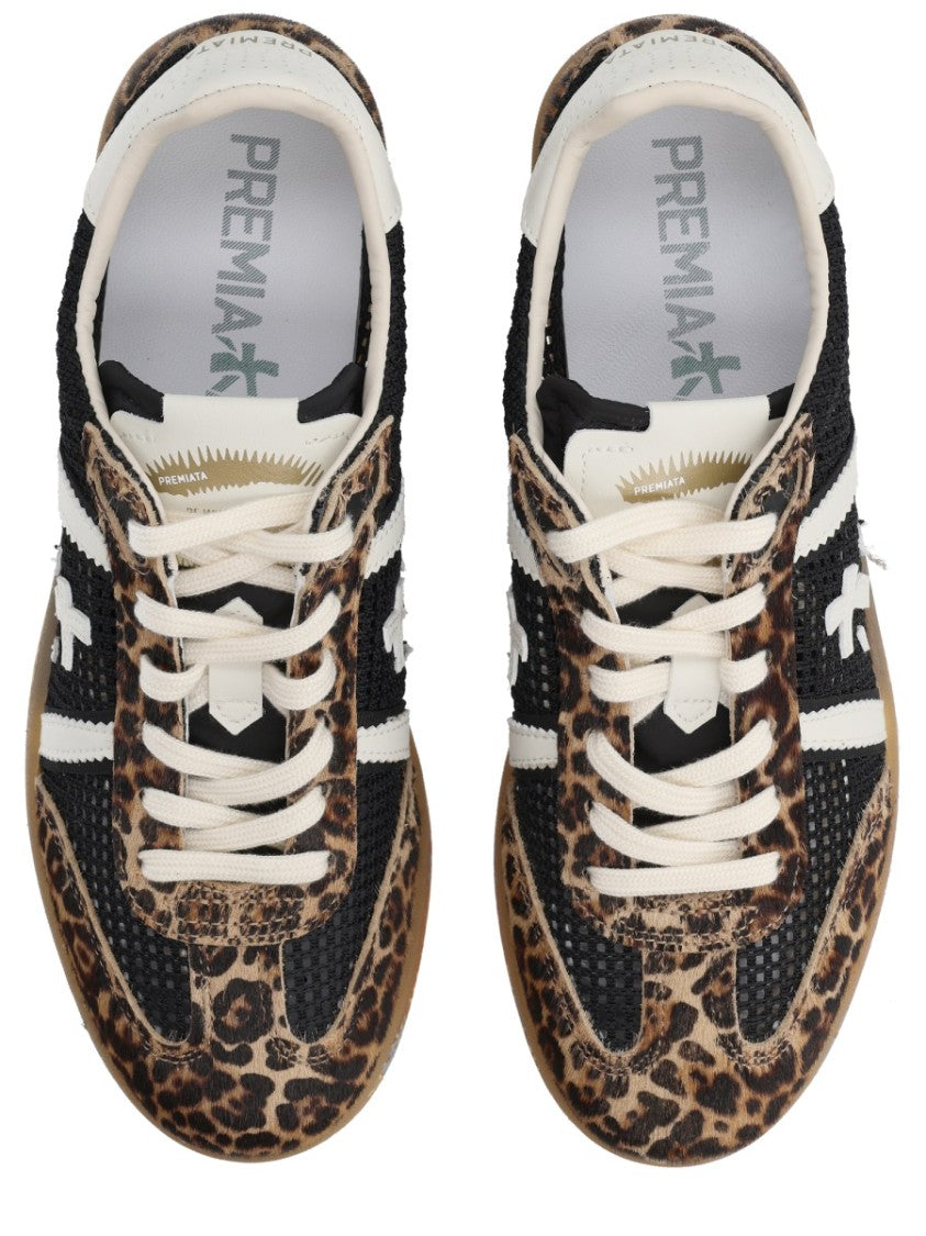 Premiata Bonnied 8200 Leopard Calf Sneakers