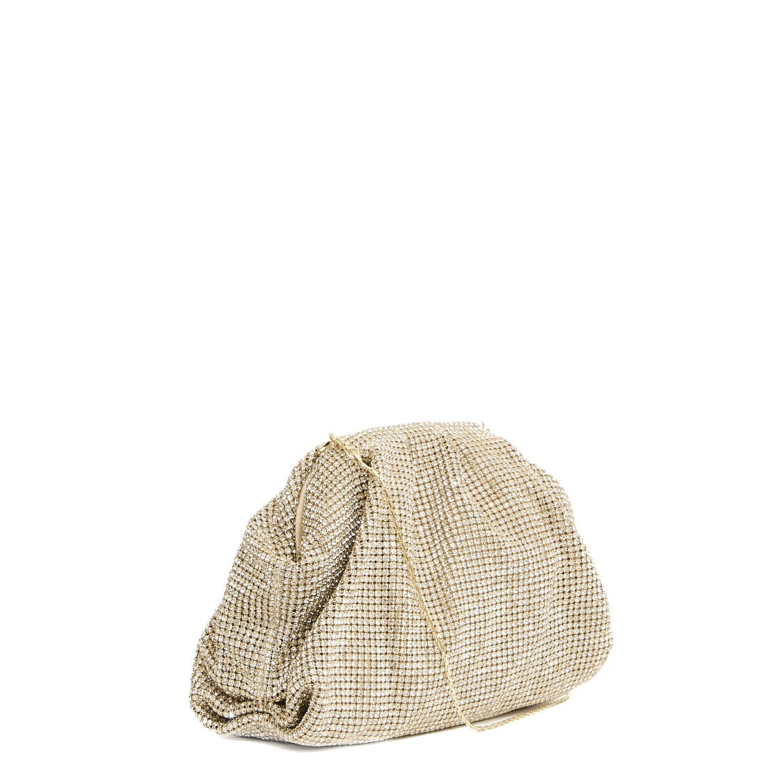 Twentyfourhaitch Clutch With Shimmering Strass Exterior