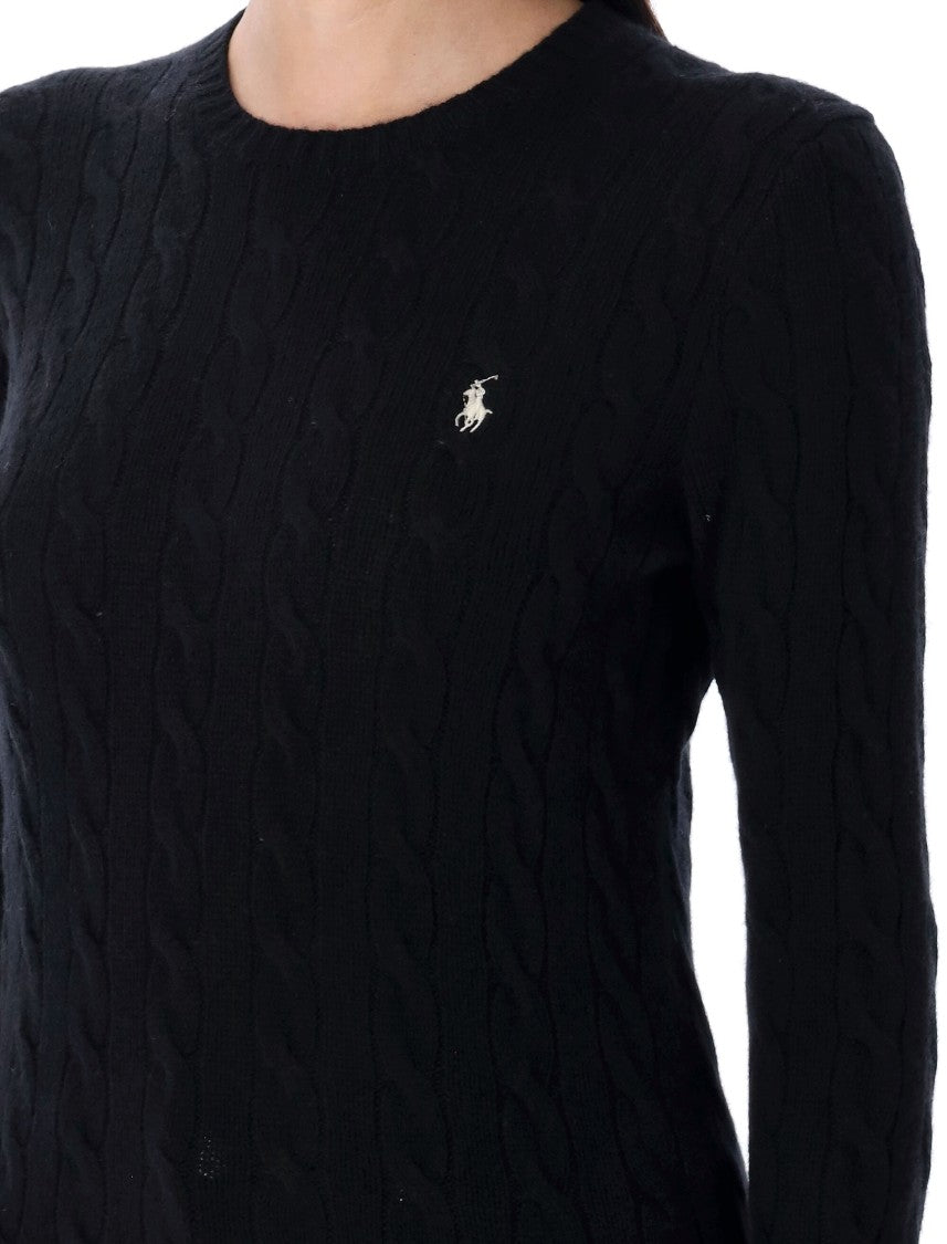 Polo Ralph Lauren Classic Cable Knit Sweater With Fitted Silhouette