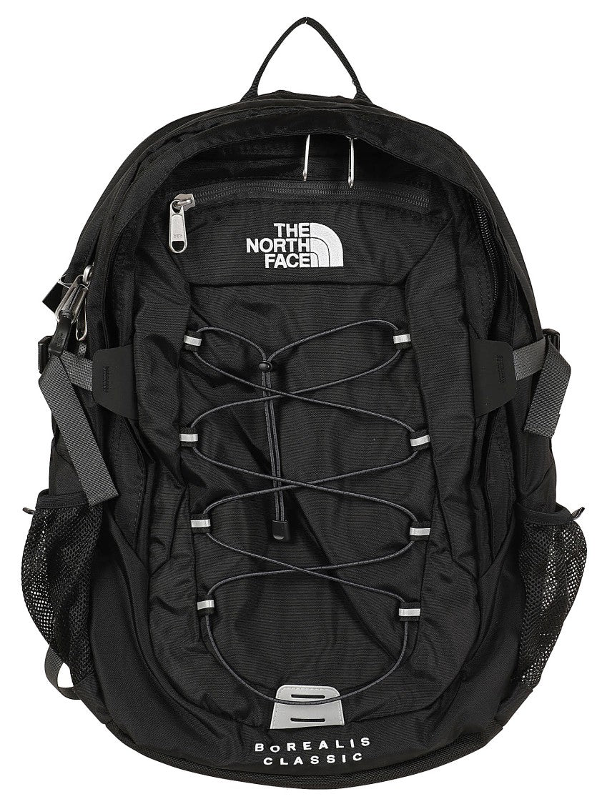 The North Face Streamlined Black Backpack Bag With Adjustable Straps