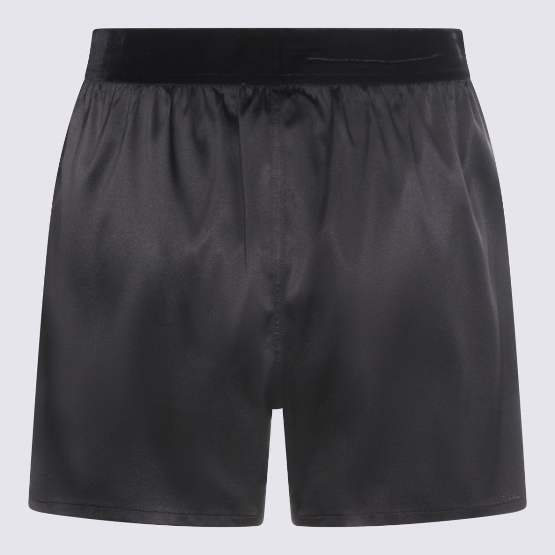 Tom Ford Satin-Effect Black Shorts