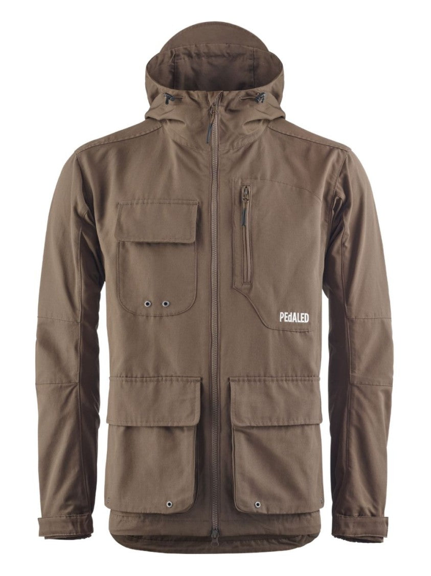 Pedaled Multipocket Jacket With Durable Fabric And Functional Design