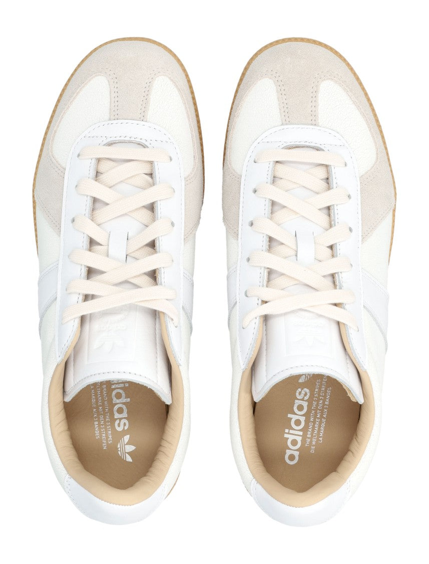 Adidas Cracked-Effect Leather Sneakers With T-Toe Design