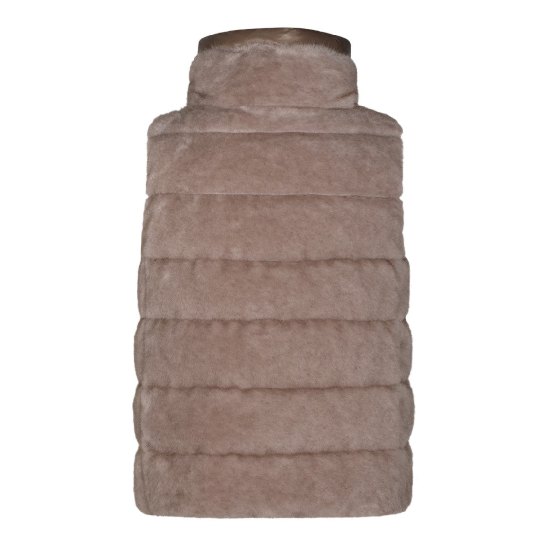 Herno Sleeveless High-Collar Quilted Down Jacket