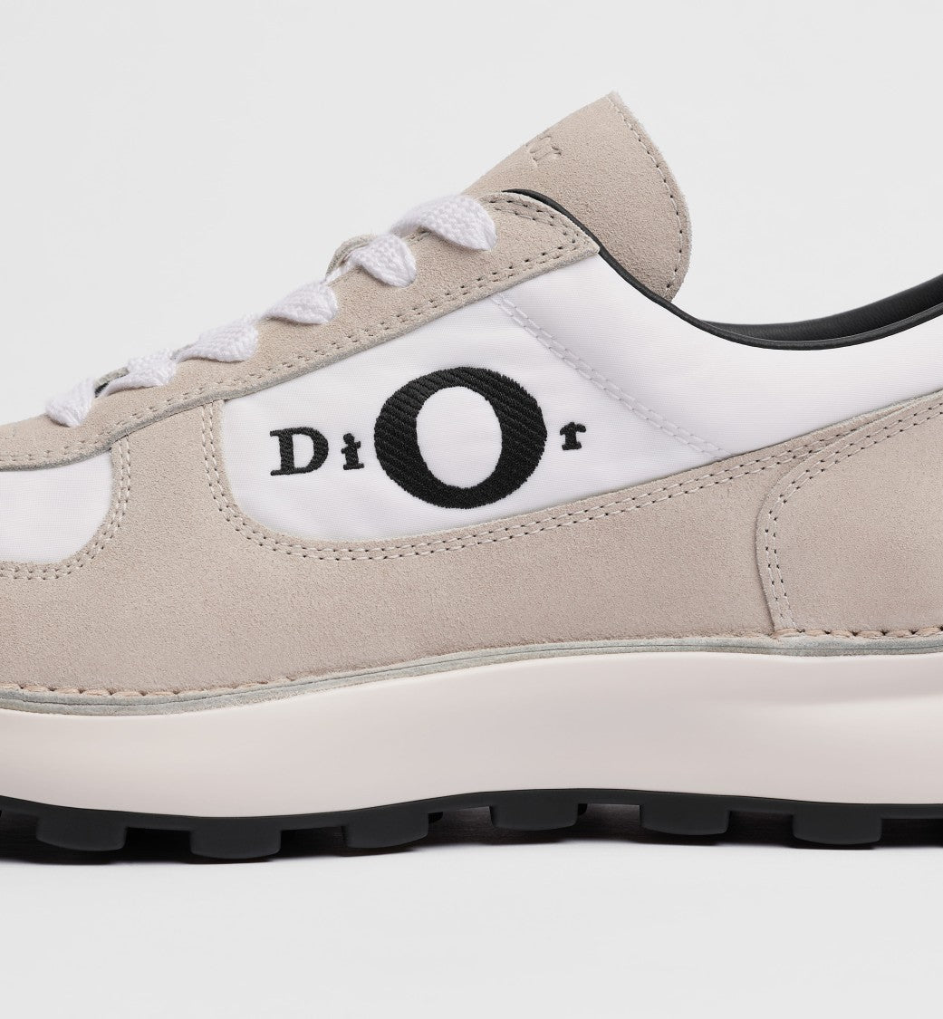 Christian Dior Low-Profile Sneaker With Textured Design And Bold Logo