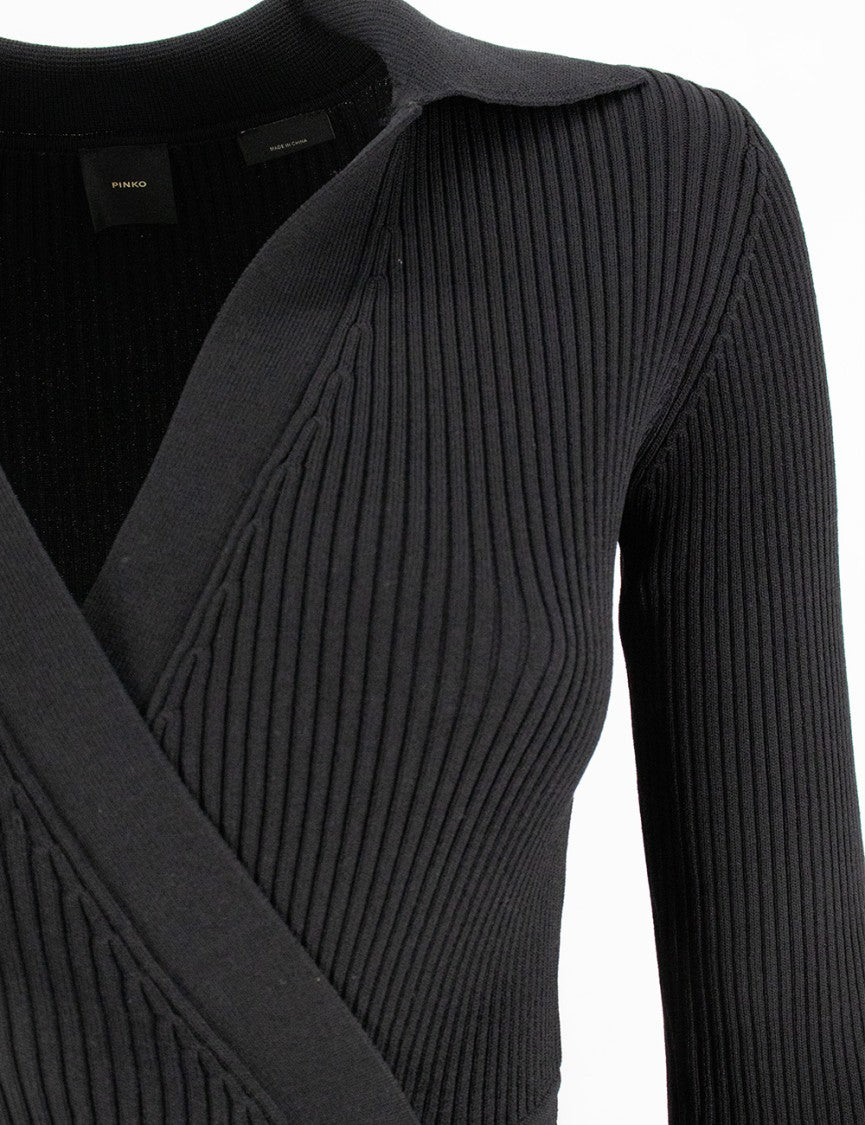 Pinko Button-Up Midi Dress