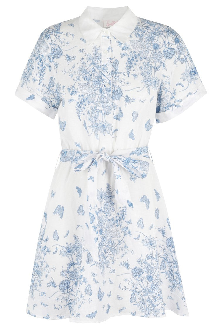 Mc2 Saint Barth Joseline Mini Dress With Floral Print