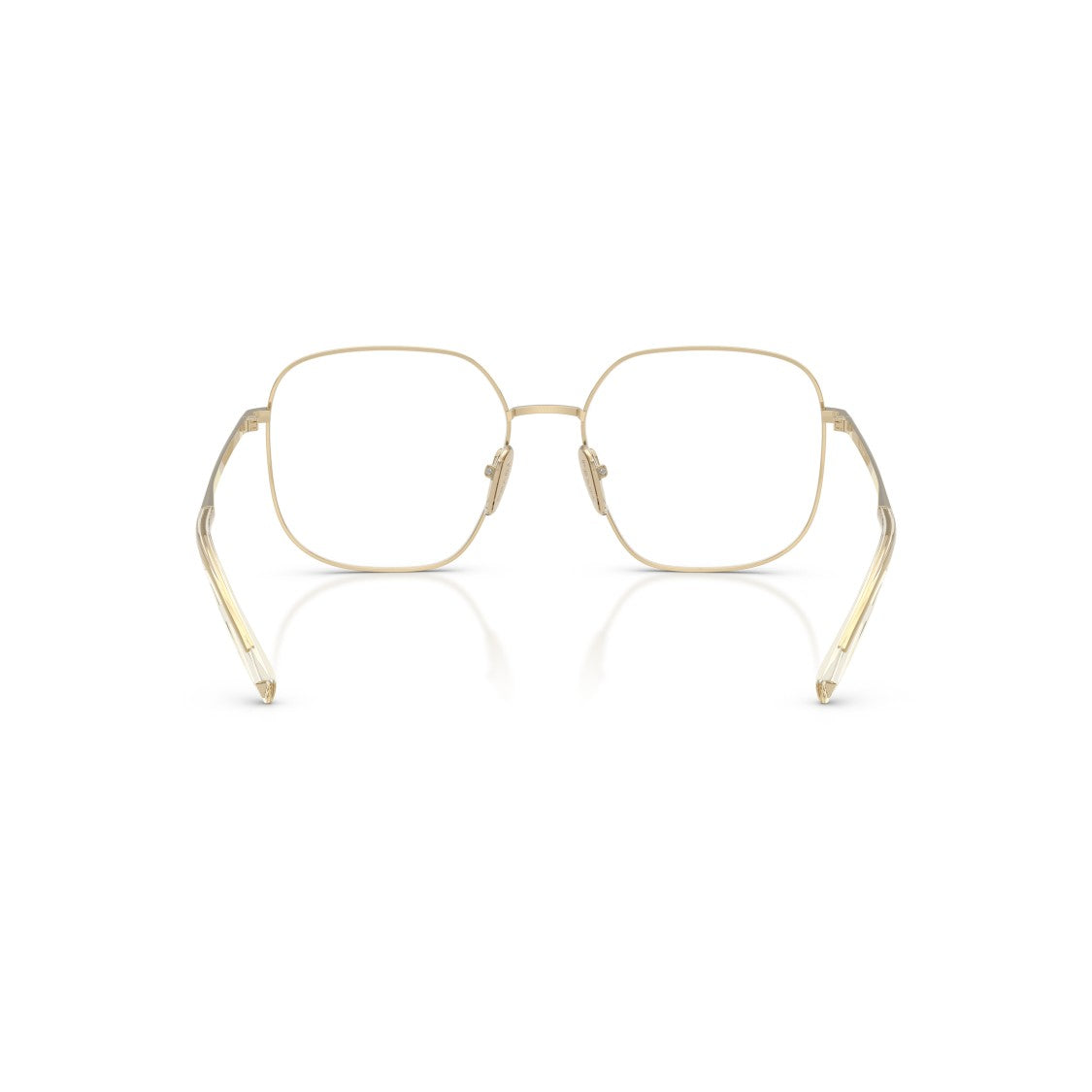 Prada 0Pr A59v Square Metal Frame Eyeglasses
