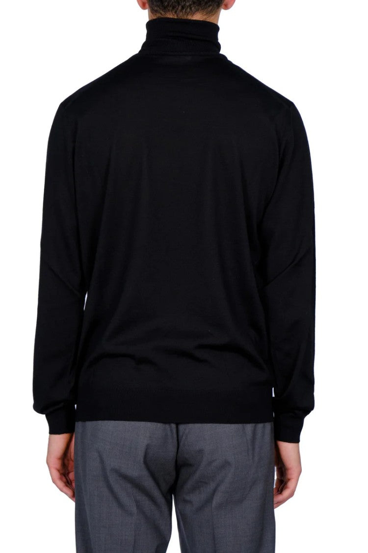 Filippo De Laurentiis Fitted Merino Wool Turtleneck Sweater