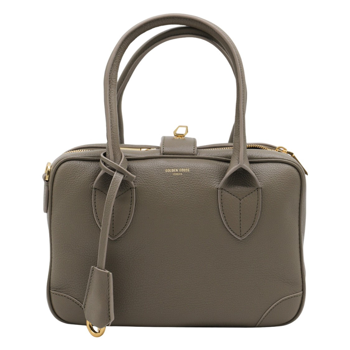 Golden Goose Structured Rectangular Handbag With Gold-Tone Hardware
