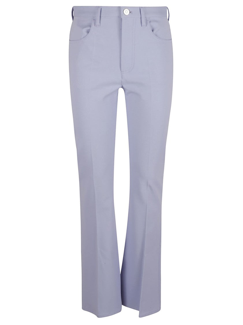 Marni Fitted Flared Trousers With Classic Pockets