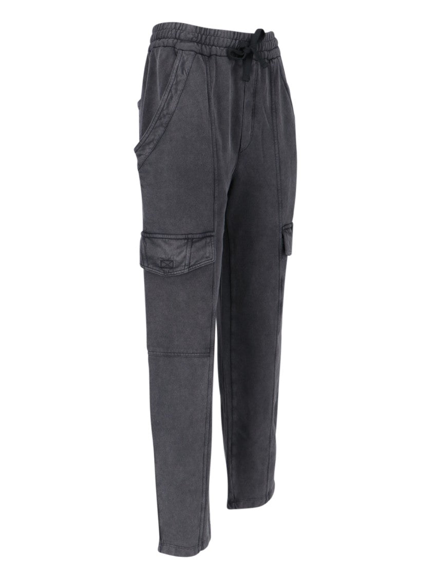 Isabel Marant Étoile Relaxed Fit Gray Cotton Sport Pants