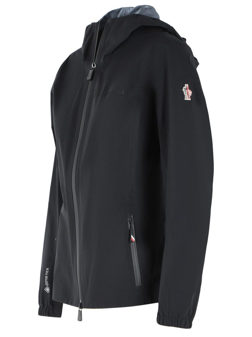 Moncler Grenoble 'Valles' Black 'Gore-Tex' Windbreaker