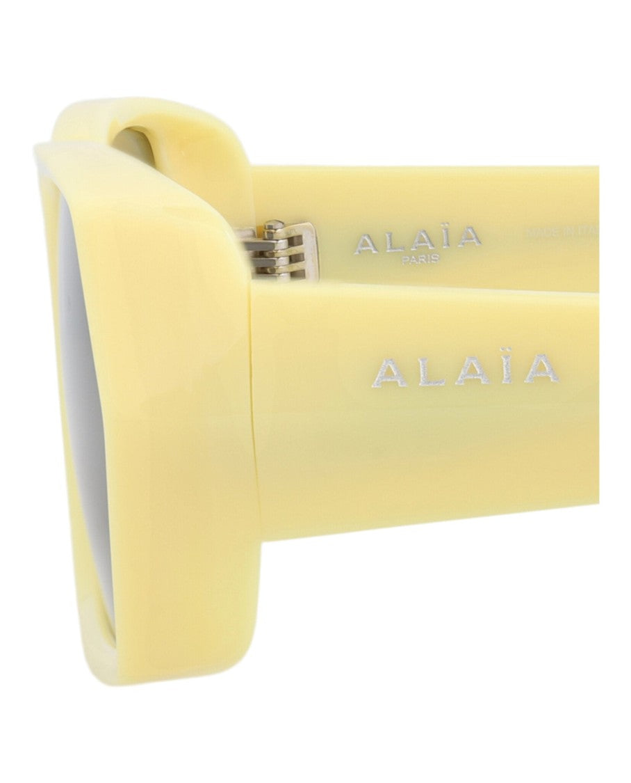 Alaïa Square-Frame Recycled Acetate Sunglasses