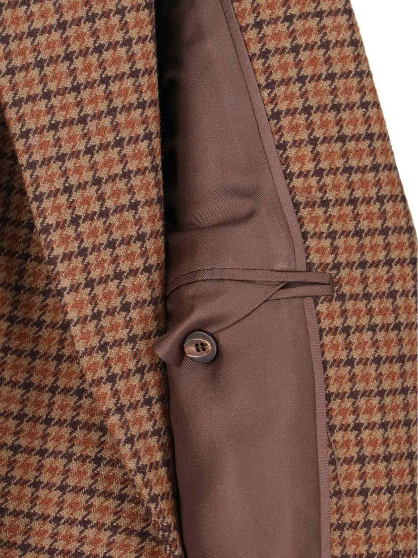 Chloé Tailored Double-Breasted Blazer – Brown