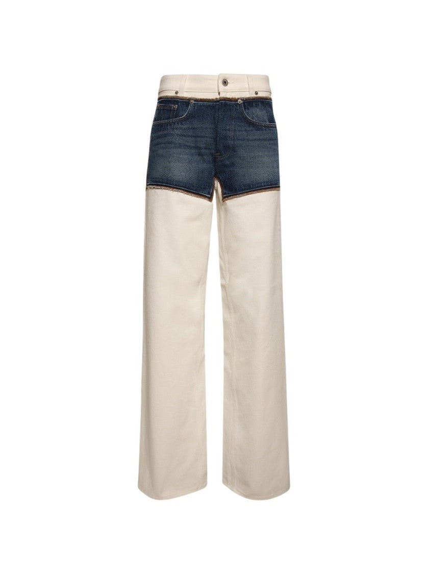 Jean Paul Gaultier The Petit Grand Denim Jeans Ecru