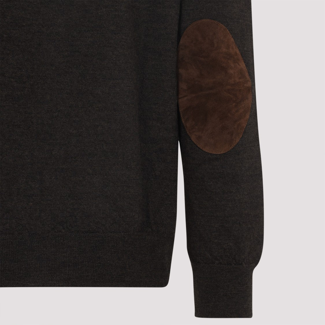 Maison Margiela Dark Brown Wool Cardigan