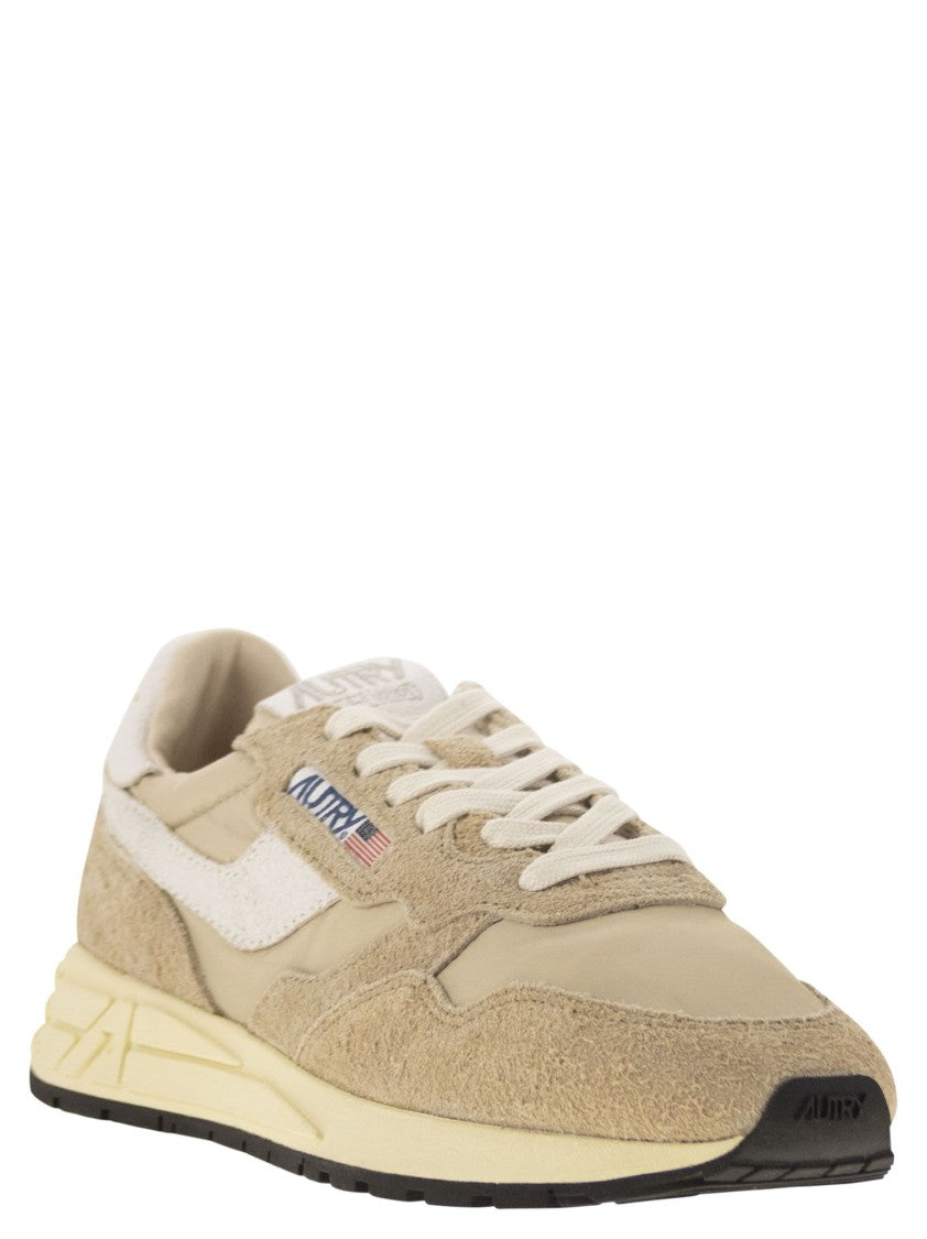 Autry Reelwind - Suede And Technical Textile Trainer