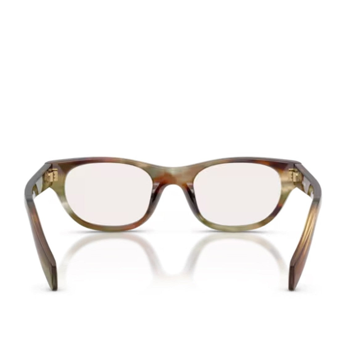 Prada Brown Pr C08s Soft Cat-Eye Acetate Sunglasses