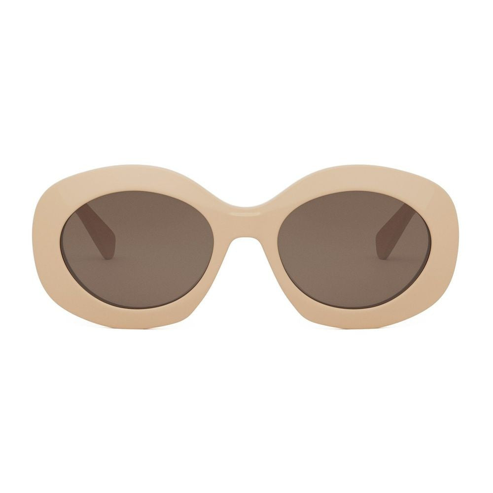 Celine Triomphe Beveled Oval Sunglasses