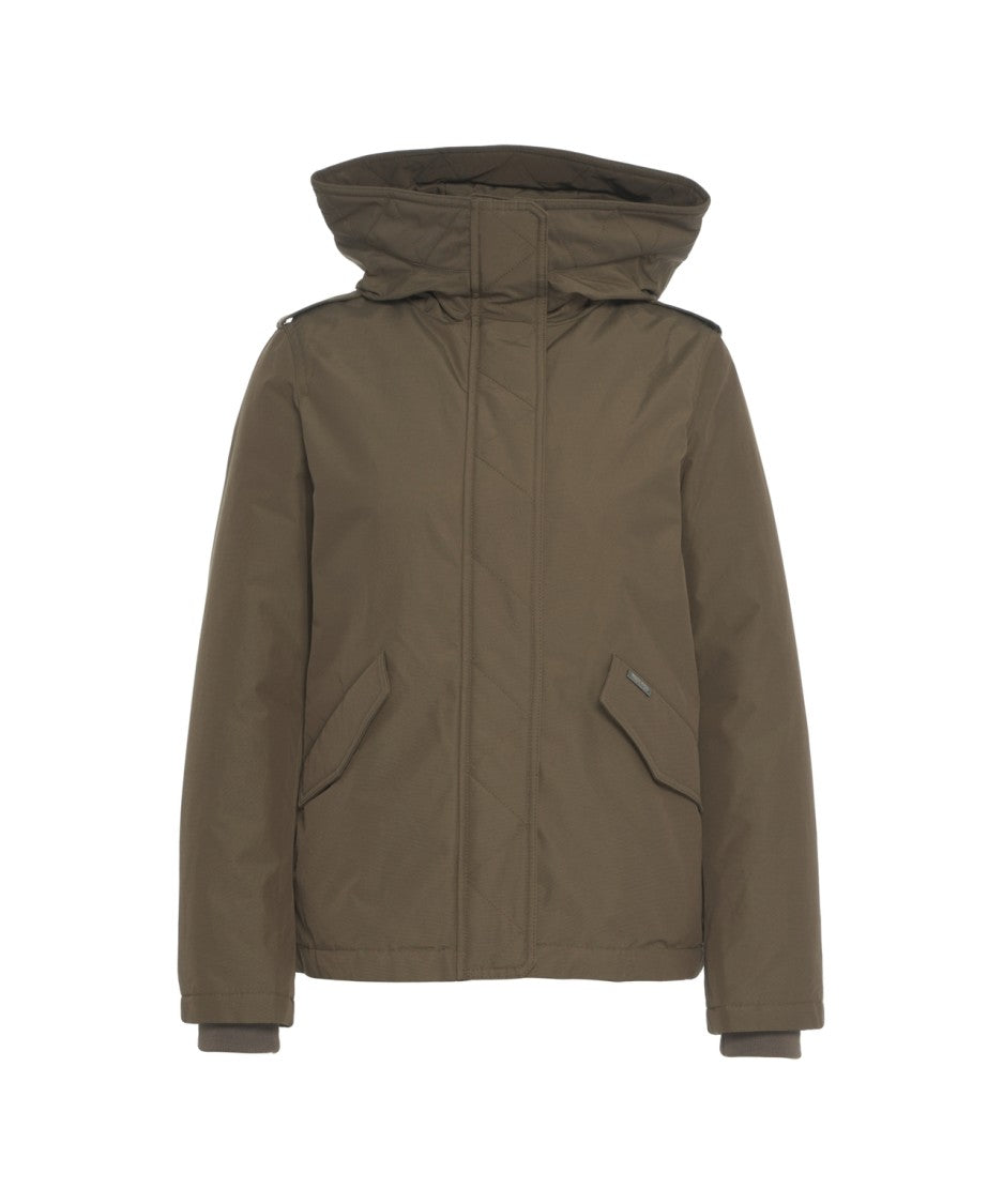 Woolrich Padded Parka With High Collar