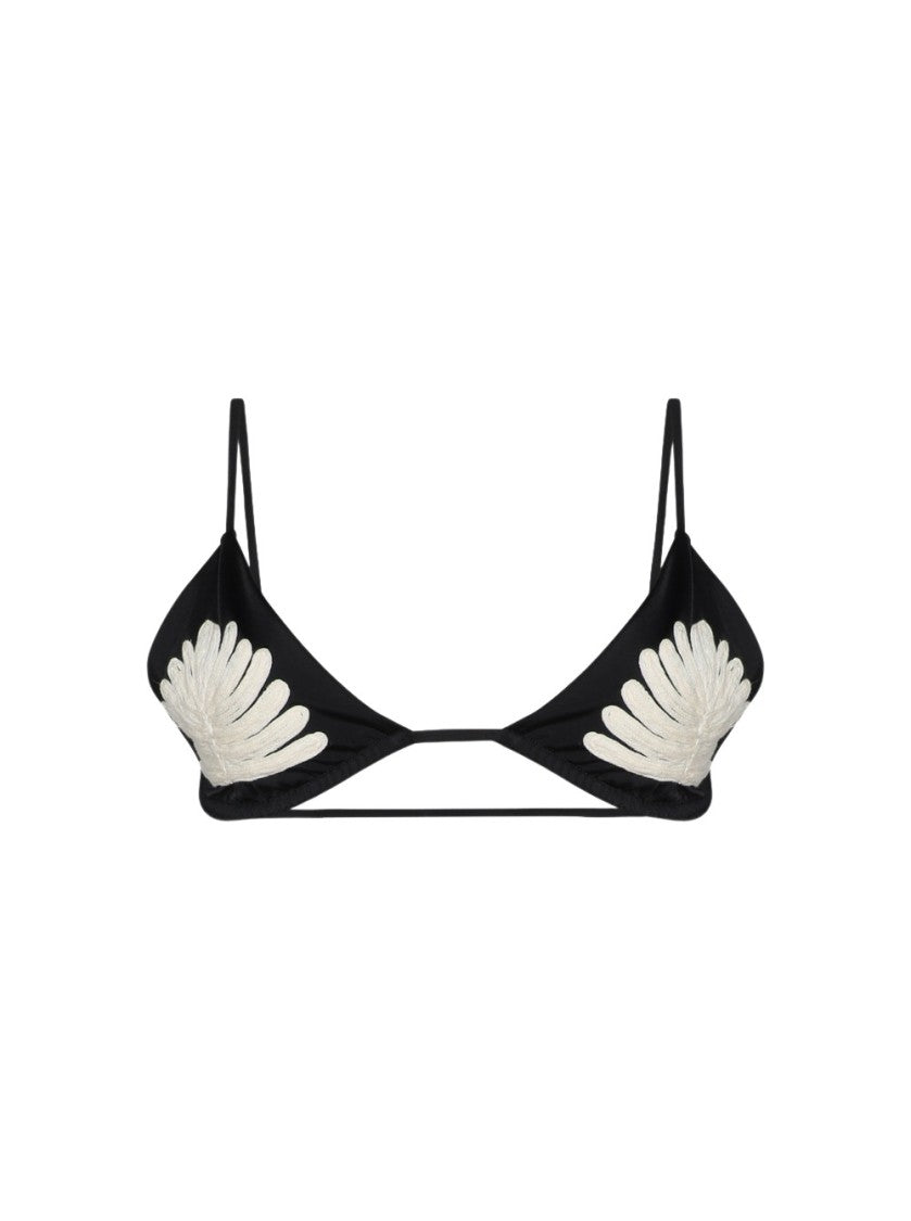 Johanna Ortiz Visionary Arts Bikini Top Black