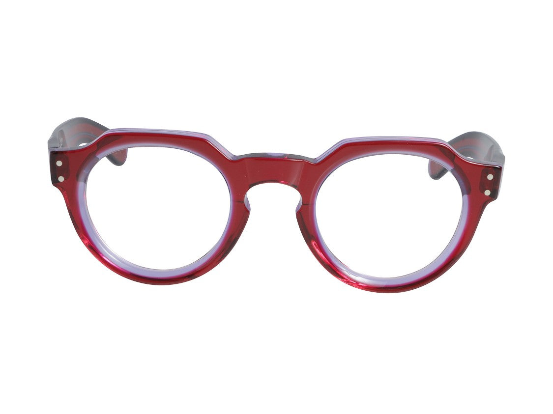 Kador Gold Spike Gradient Round Sunglasses