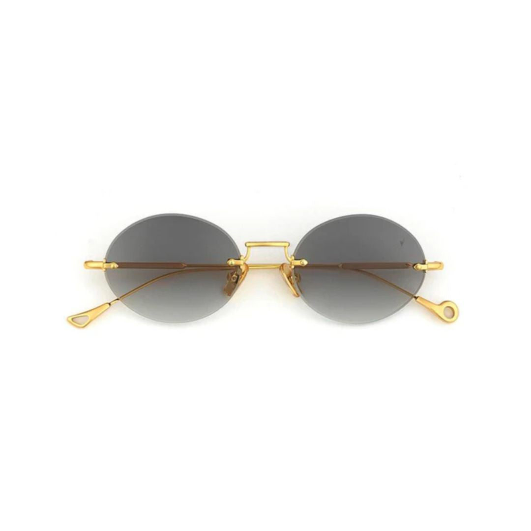 Eyepetizer Met C.4-25 Rimless Oval Sunglasses With Gold-Tone Detailing