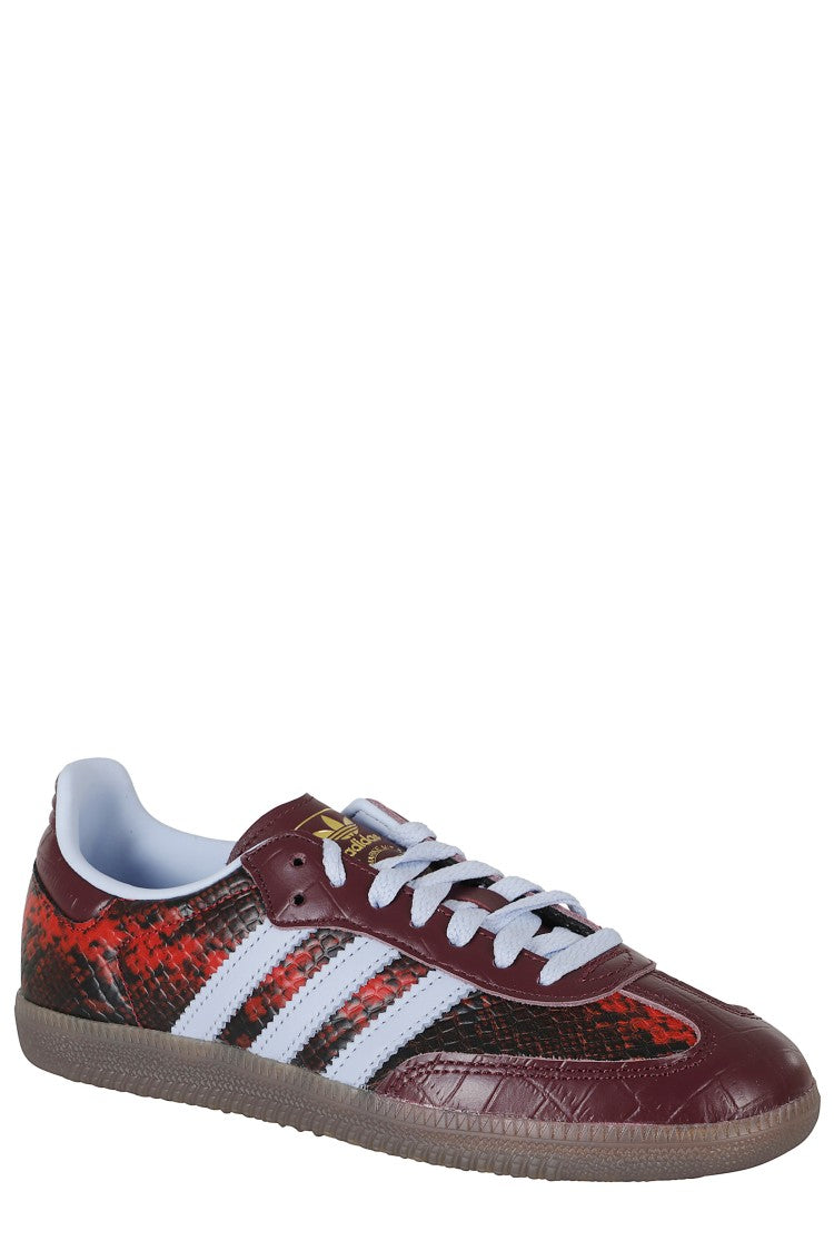 Adidas Originals Samba Og Burgundy Pony Hair Sneakers