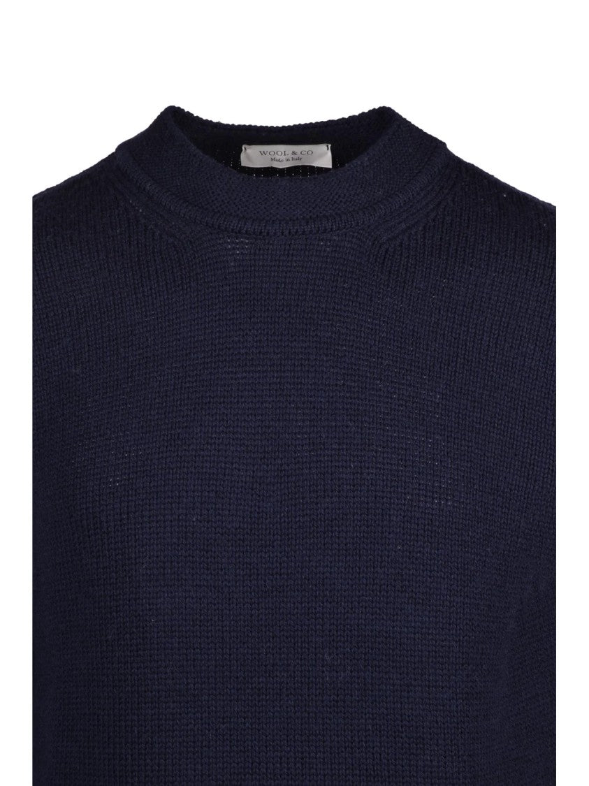 Wool & Co Crew Neck Sweater Crafted From 100% Merino Wool